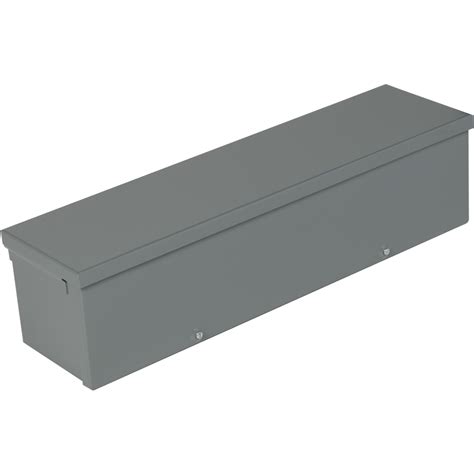 gutter electrical box|electrical trough box types.